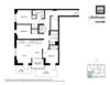 Hub Place Three Bedroom Floor Plan